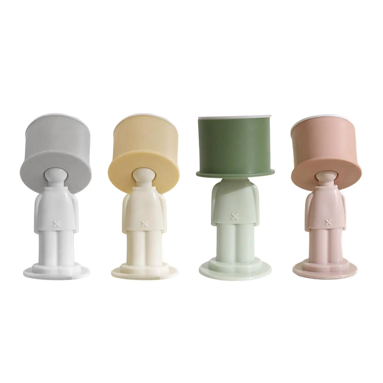Wall Door Handle Stopper Silicone Easy to Install Detachable Door Knob Wall Protector Cute Soft Creative Doorknob Shield Cushion