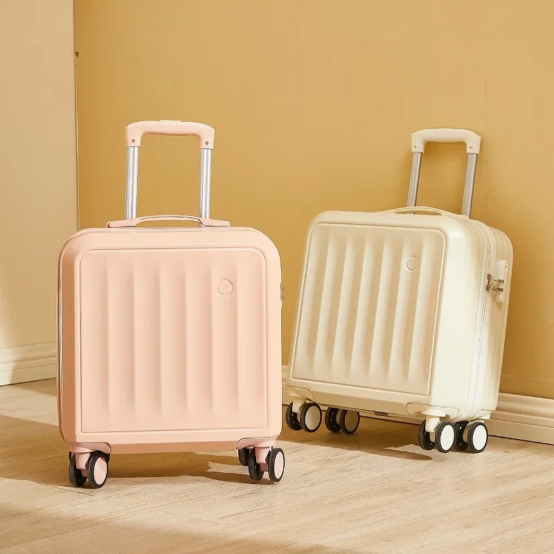 New in Small Suitcase Women's Lightweight Boarding Case Universal Silent Wheel Travel Box Carry on Luggage with Wheels