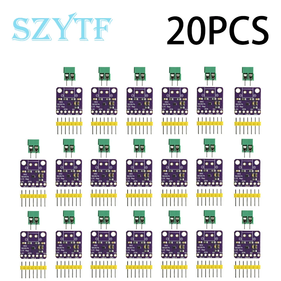 1–20 Stück MAX98357A I2S Klasse-D-Audioverstärker – 3 W digitales Leistungsmodul für DIY-Lautsprecher und intelligente Sprachsysteme