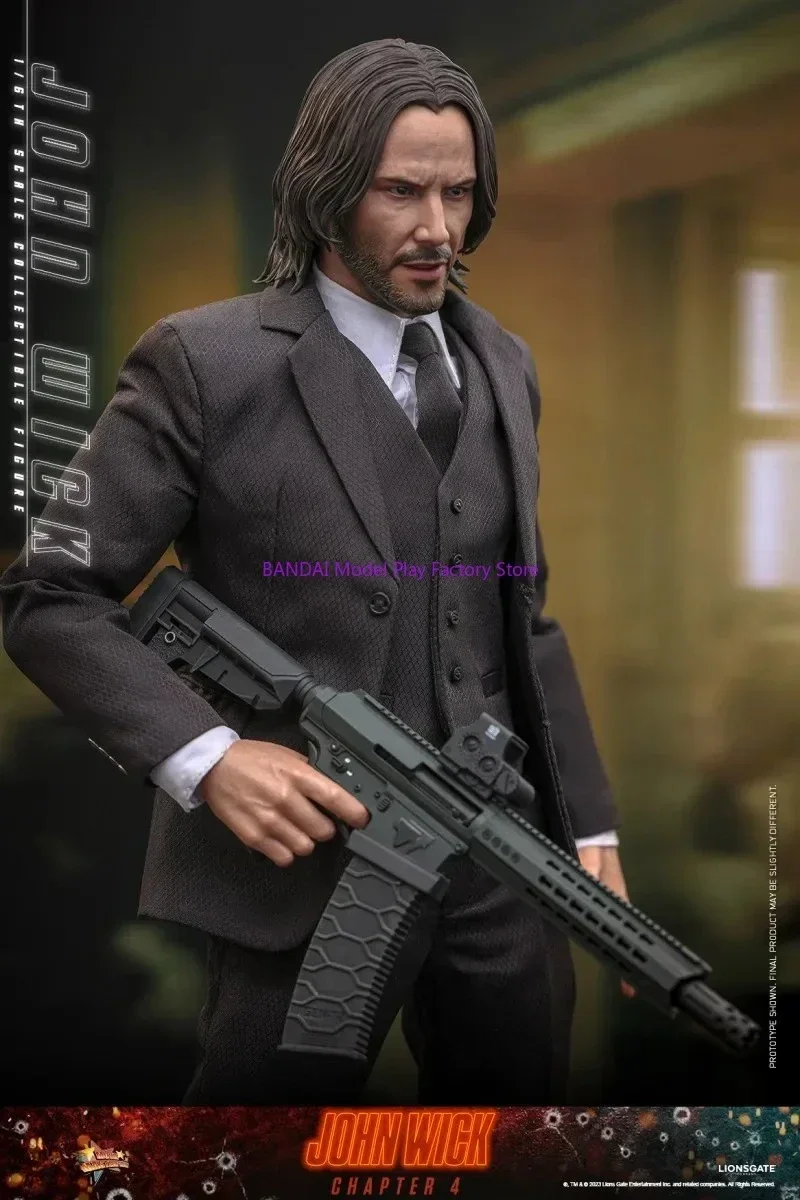 In Stock Hot Toys MMS729 1/6 Scale "Fast Pursuit 4"  America Suit Thug John Wick Speed Killer Full Set 12in Action Figure Model - view 5