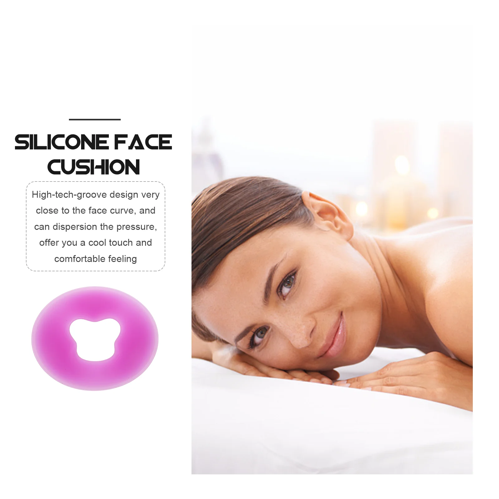 The Face Beauty Salon Body Pillow Bed Pillows Giant Shaped Massage Neck Cushion Silicone