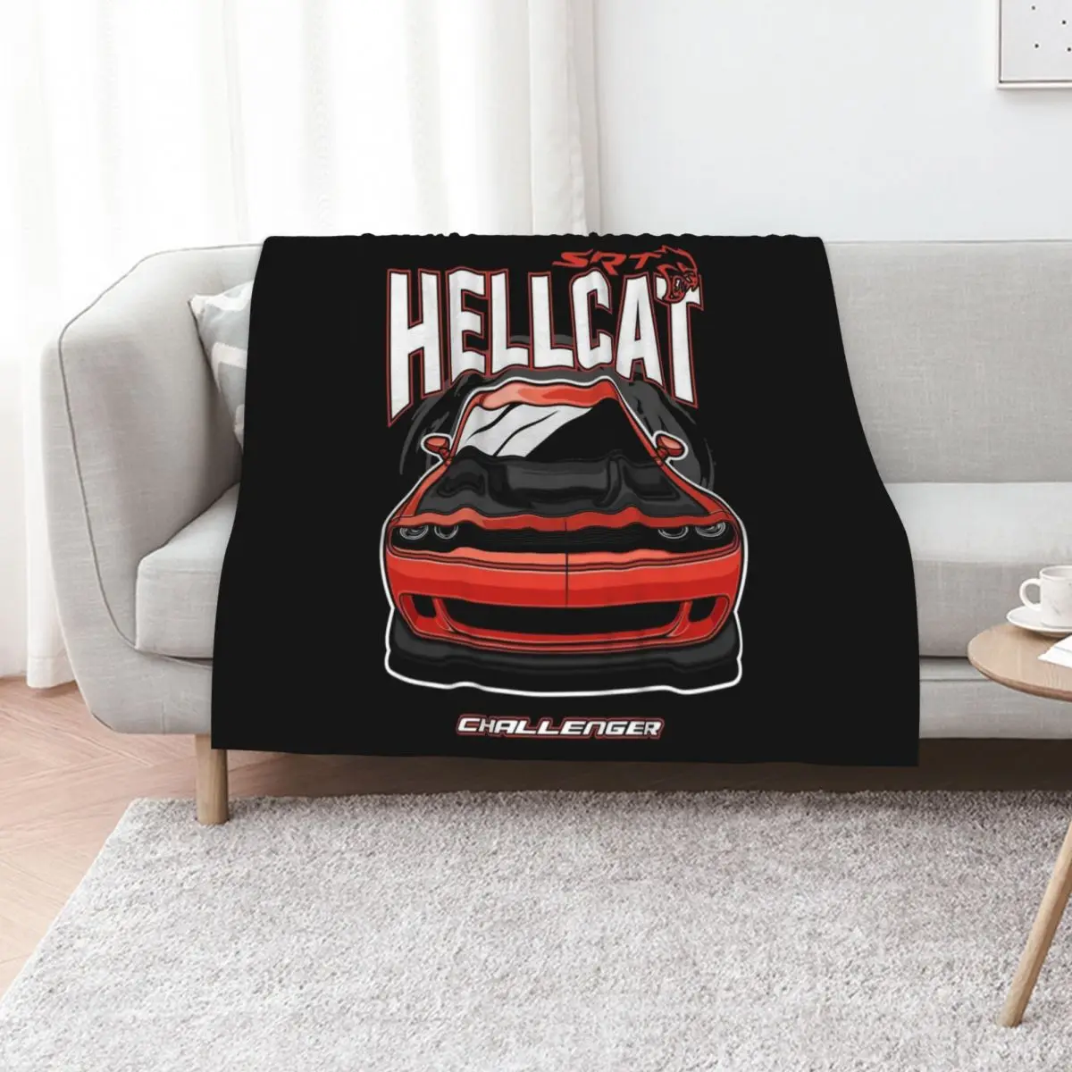 

Challenger SRT Hellcat Throw Blanket Sofa Summer Beddings Kid'S blankets and throws Blankets