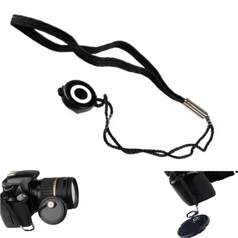 Lens Cap Keeper Lens Cap, Lens Cap Rope, Alta Qualidade, Linha para Todos os Titulares Cap, Segurança, 5Pcs