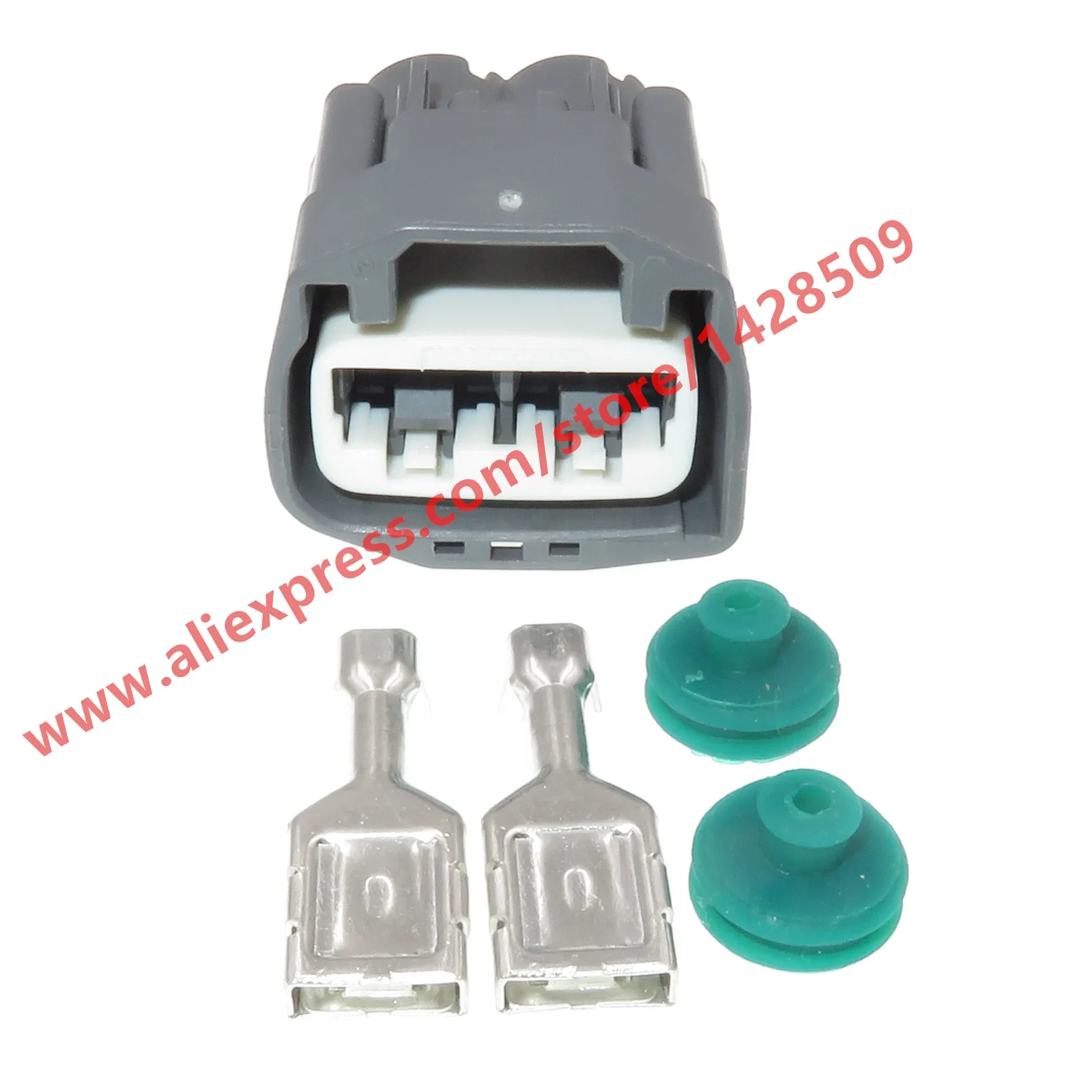1 Set 2 Pin 9.5mm Electronic Booster Pump Plug Plastic Waterproof Wiring Cable Connector For Ford Focus