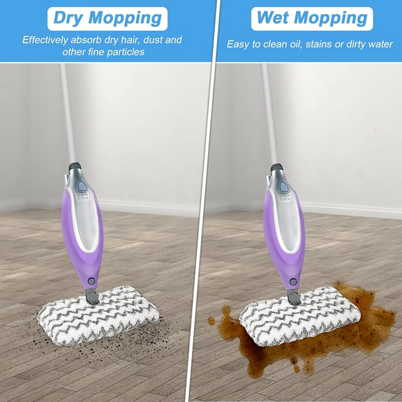 【Berserkk】وسادات بديلة لممسحة البخار لسلسلة Shark S3500 S3501 S3601 S3501S S3601C ممسحة جيب بخارية من الألياف الدقيقة