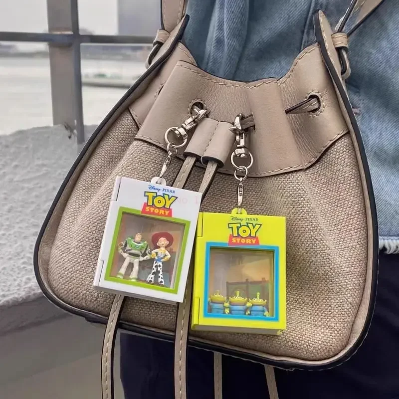 Original Disney Blind Box Key Chain Toy Story Mystery Box Mini Storybook Anime Lucky Bag Halloween Decoration Gift Toys