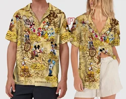 New Disney Pirates Of Caribbean Hawaiian Shirt Mickey And Friends Shirt Disney Pirate's Life Hawaiian Shirt Funny Holiday Shirt