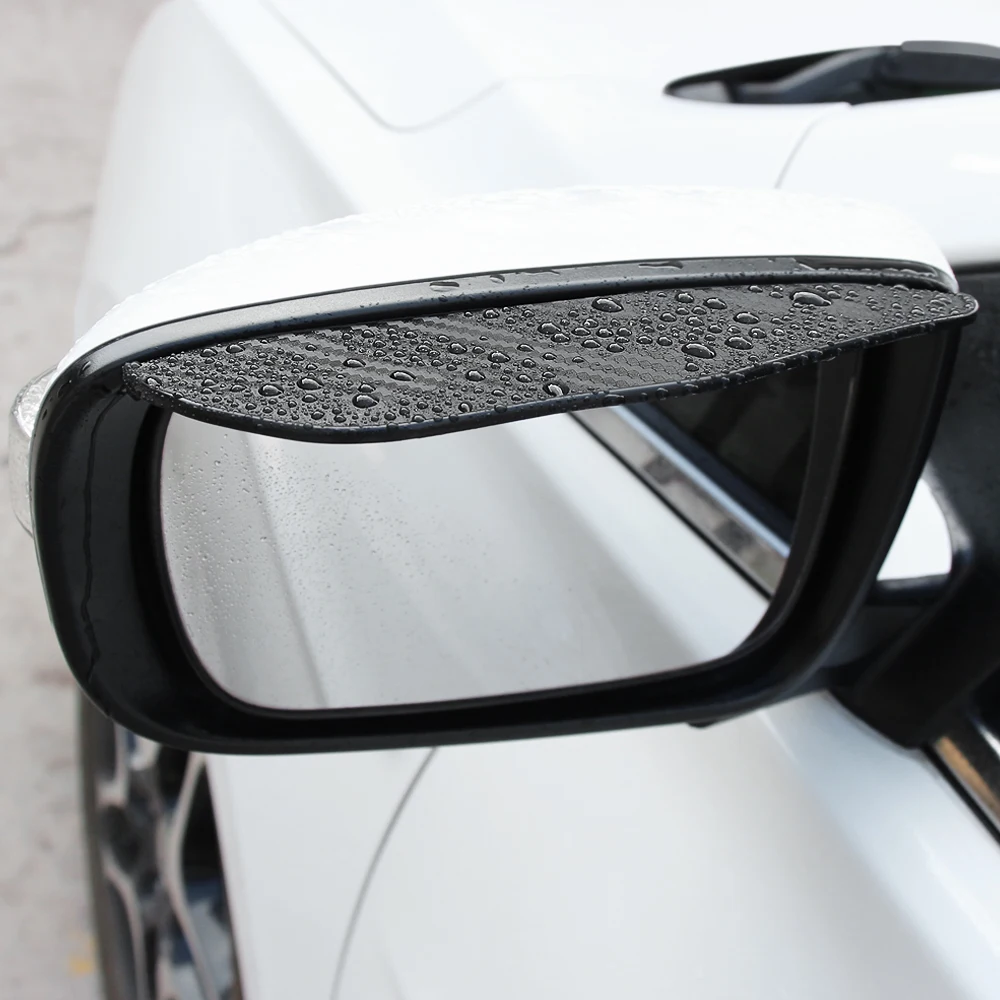 2pcs Car Side Rear View Mirror Rain Eyebrow Visor Look Sun Shade Auto Accessories For Kia Rio Ceed Sportage Cerato Soul Sorento