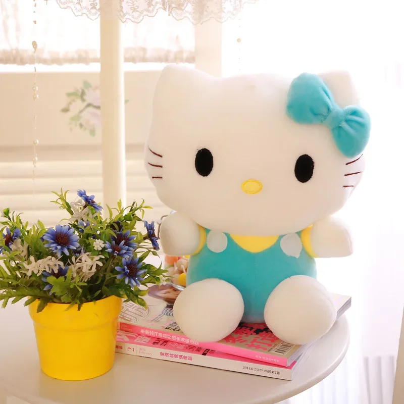 Kawaii Sanrio Pluche Hello Kitty Pluche Kamer Decor Plushies Kawaii Pop Hallo Kitty Knuffel Ragdoll Home Xmas Geschenken