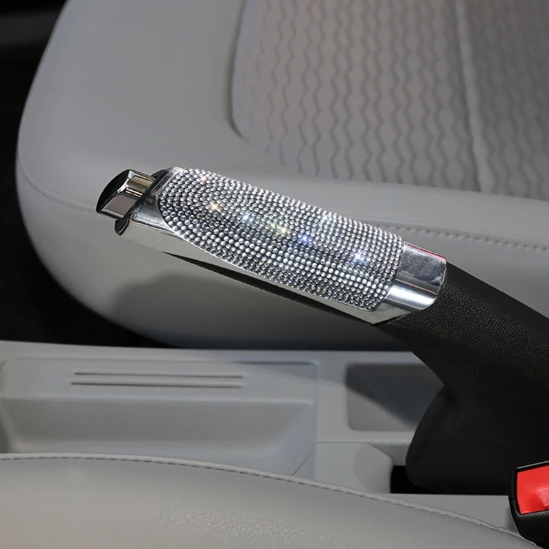 652F Shimmering Handbrake Cover Grip Replace Universal Handle Gear Parking Handle Cover Exclusive