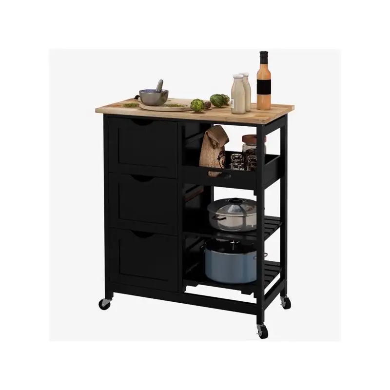 Versatile Kitchen Cart and Storage Cabinet for Organizing Kitchen Essentials