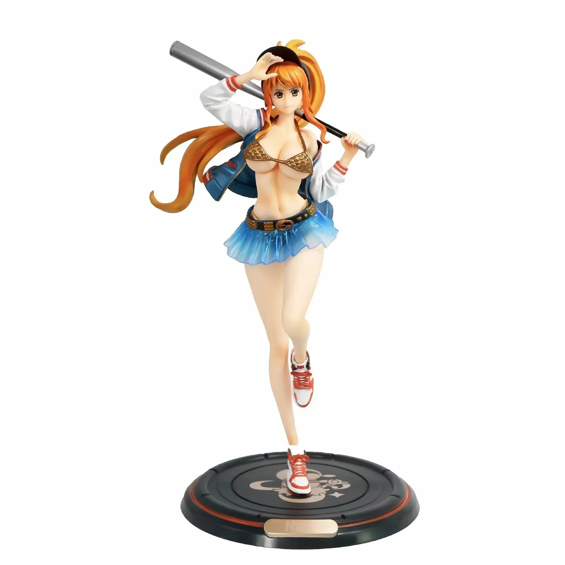 Nami anime figura ladrão gato nami estatueta estátua de pvc modelo bonecas ornamento de quarto colecionável crianças brinquedos presentes