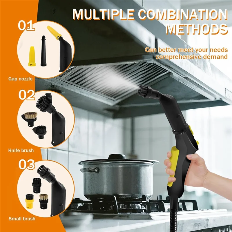 A74G-Teile Bürstenkopf Leistungsstarke Düse Für Karcher SC1 SC2 SC3 SC4 SC5 SC7 CTK10 CTK20 Dampfreiniger Zubehör