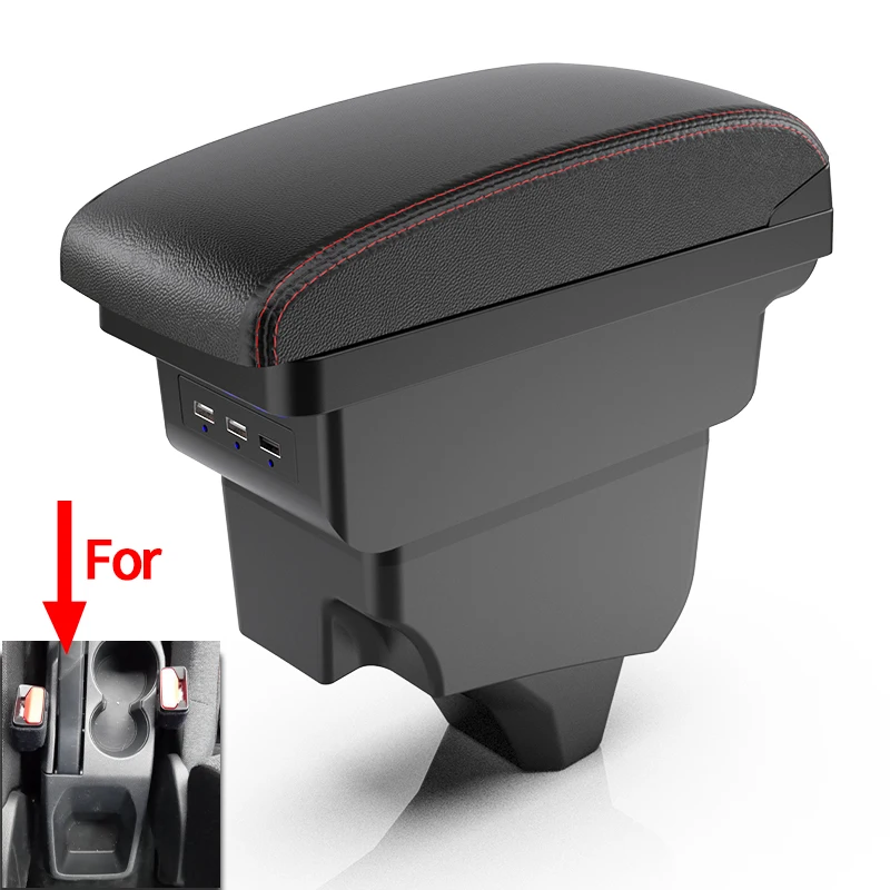 For Peugeot 208 2019 2020 2021 Armrest For Peugeot 2008 Car Armrest boxRetrofit parts Interior details Storage box accessories