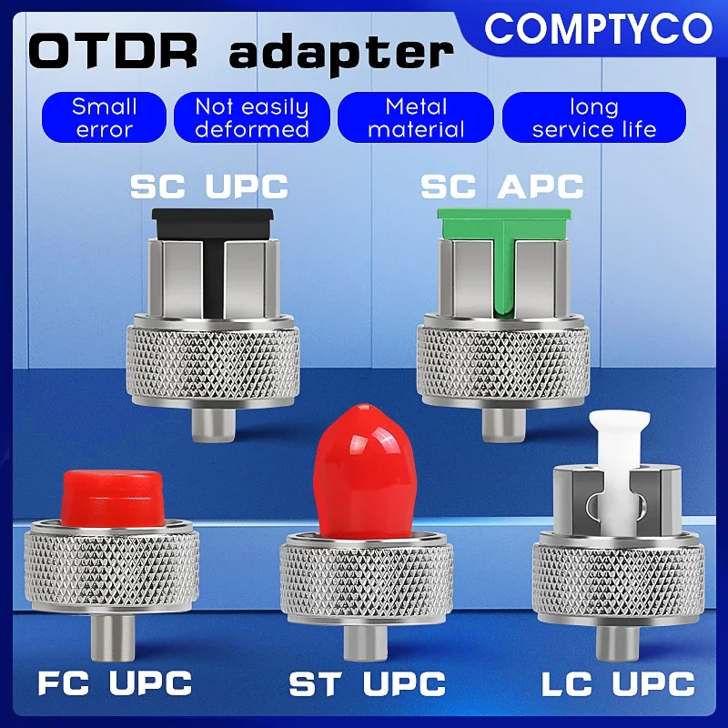 

OTDR Transfer Connector FC ST SC LC APC Adaptor OTDR Fiber Optic Connector for Optical Time Domain Reflectometer Fiber Adapter