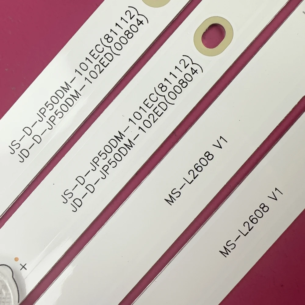 شرائط ليد ل BBK MS-L2608 JS-D-JP50DM-101EC (00608) 50LEM-1043\FTS2C V500DJ6-QE1R72-50004-029 10 المصابيح 6V 100% جديد