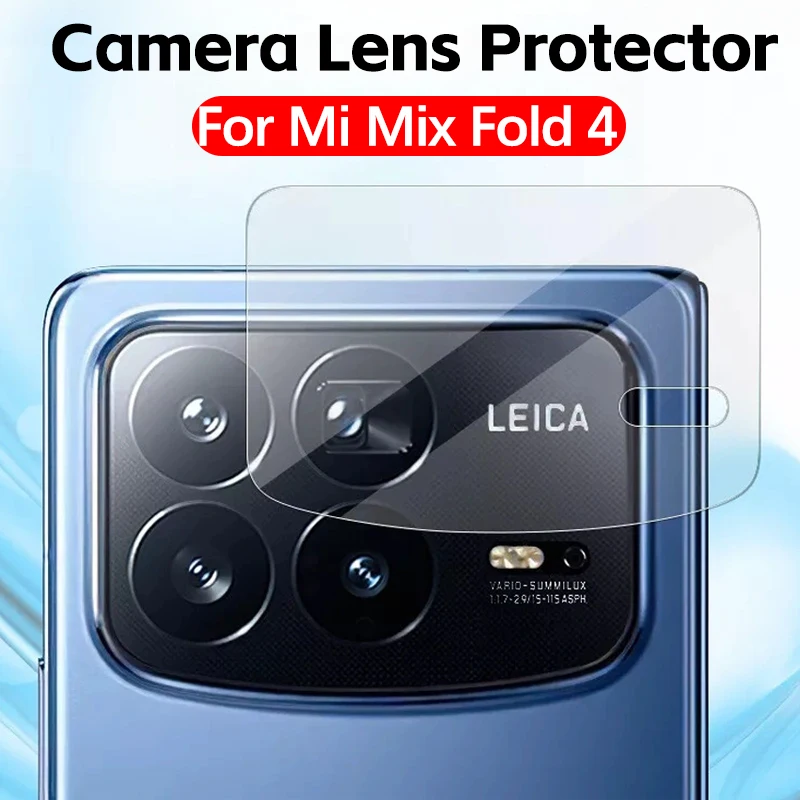 Rear Camera Lens Protector For Xiaomi Mix Fold 4 Back Lens Protective Film 9H Hardness Flexible Glass for Mi MIX Fold4 FOLD4