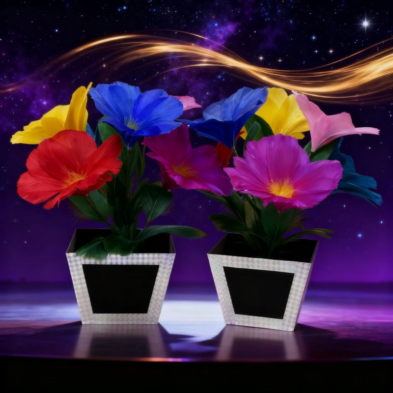 Flower Pot Splits Magia Instant Splitting Plant Magic Trick Multiple Visual Stage Illusion Gimmick Props Professional Magician