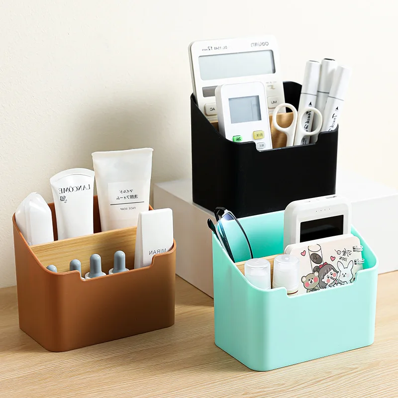 Multi-function Storage Box TV Air Conditioner Remote Control Organizer Practical Tissue Box Home Cosmetic Storage Box