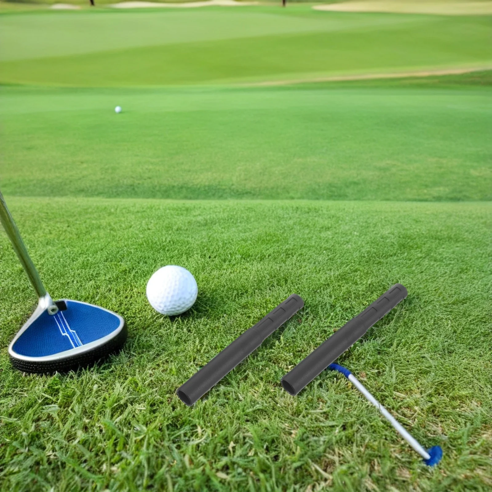 

6Pcs Carbon Fiber Golf Shaft Extenders Club Extension Rod Adapter Easy Fit for Irons Woods Putters Increase and