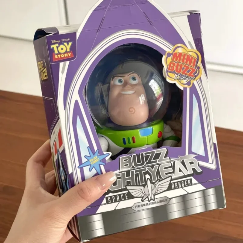 Disney Pixar Toy Kid Story Buzz Lightyear Actionfigur – süßes Spielzeug zum Sammeln, Cartoon-Dekoration, ideales Geschenk für Erwachsene