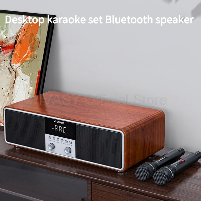 Bluetooth 5.0 Speaker High Power 3-Way High School Bass Sound Box 100W Home Theater System Audio Set Support Listen to Music KTV