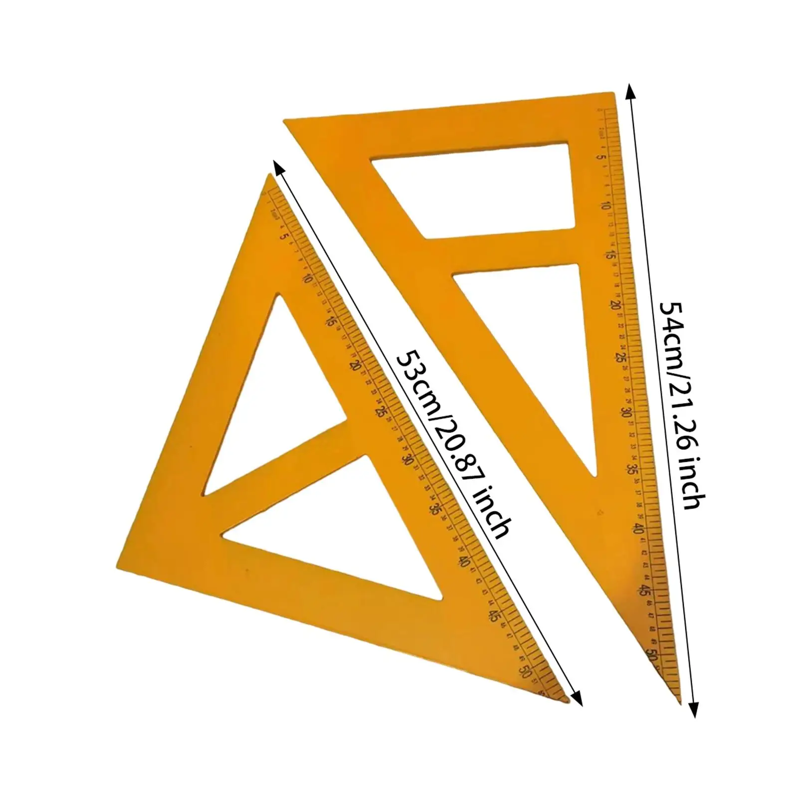 Large Mathematics Teaching Rulers Triangle Rulers for Blackboard Teachers