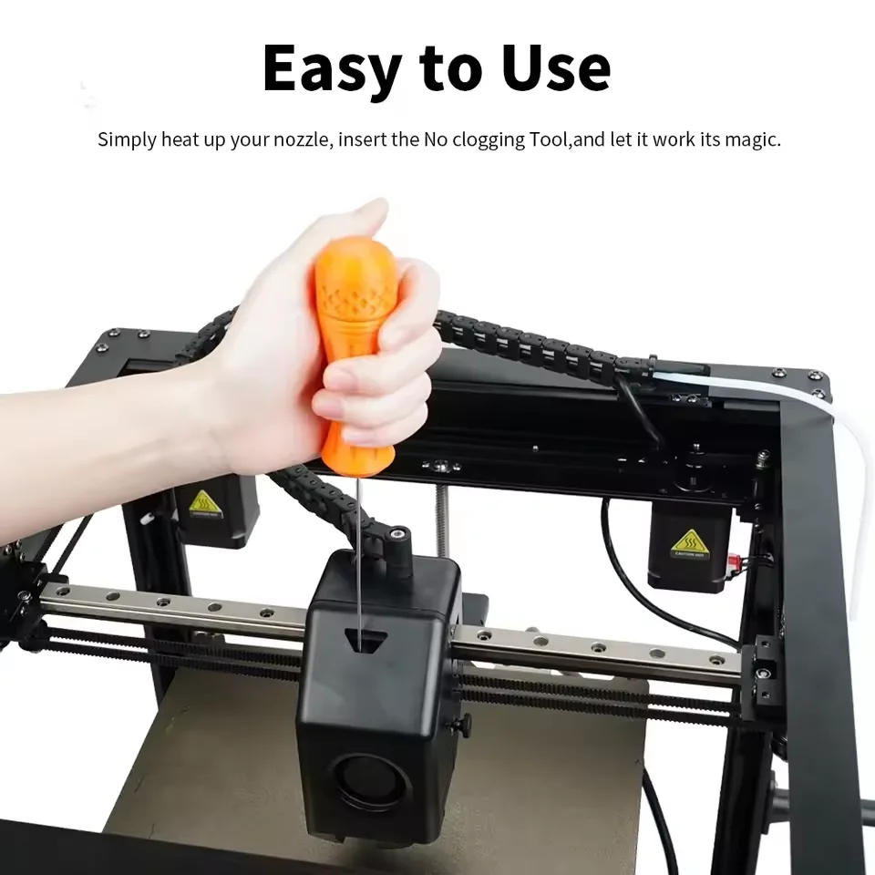 Hotend – Kit d'outils de nettoyage sans colmatage pour Creality K1/K1C/K1 Max/Ender3 V3, accessoires d'imprimante 3D