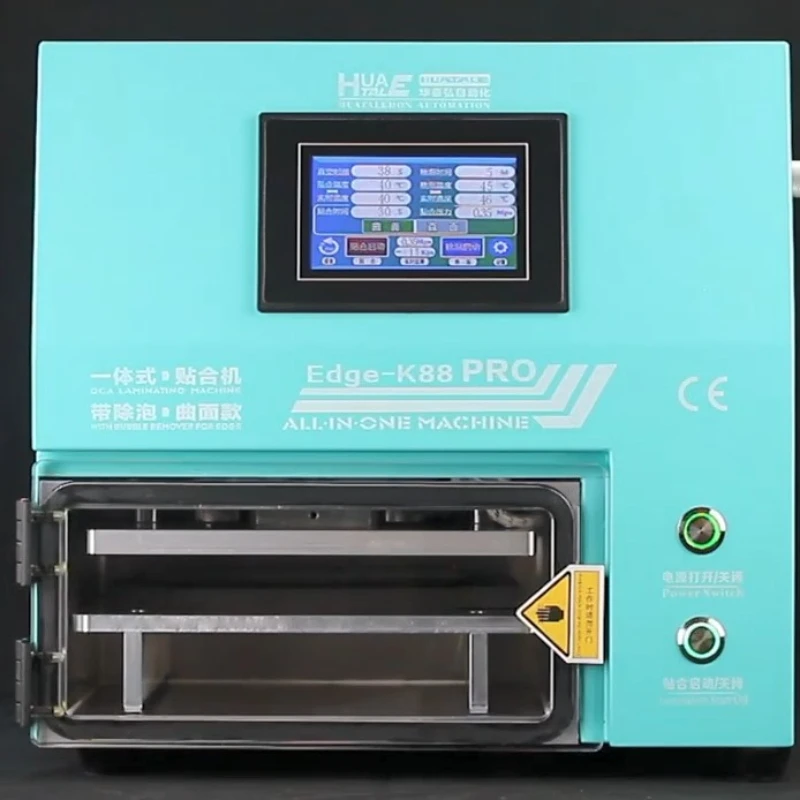 LY-HUATALE-K88 pro 10.6 Inch Touch Screen Panel 4-in-1 Curved Flat Screen OCA Laminating & Defoam Machine for Mobile LCD Repair