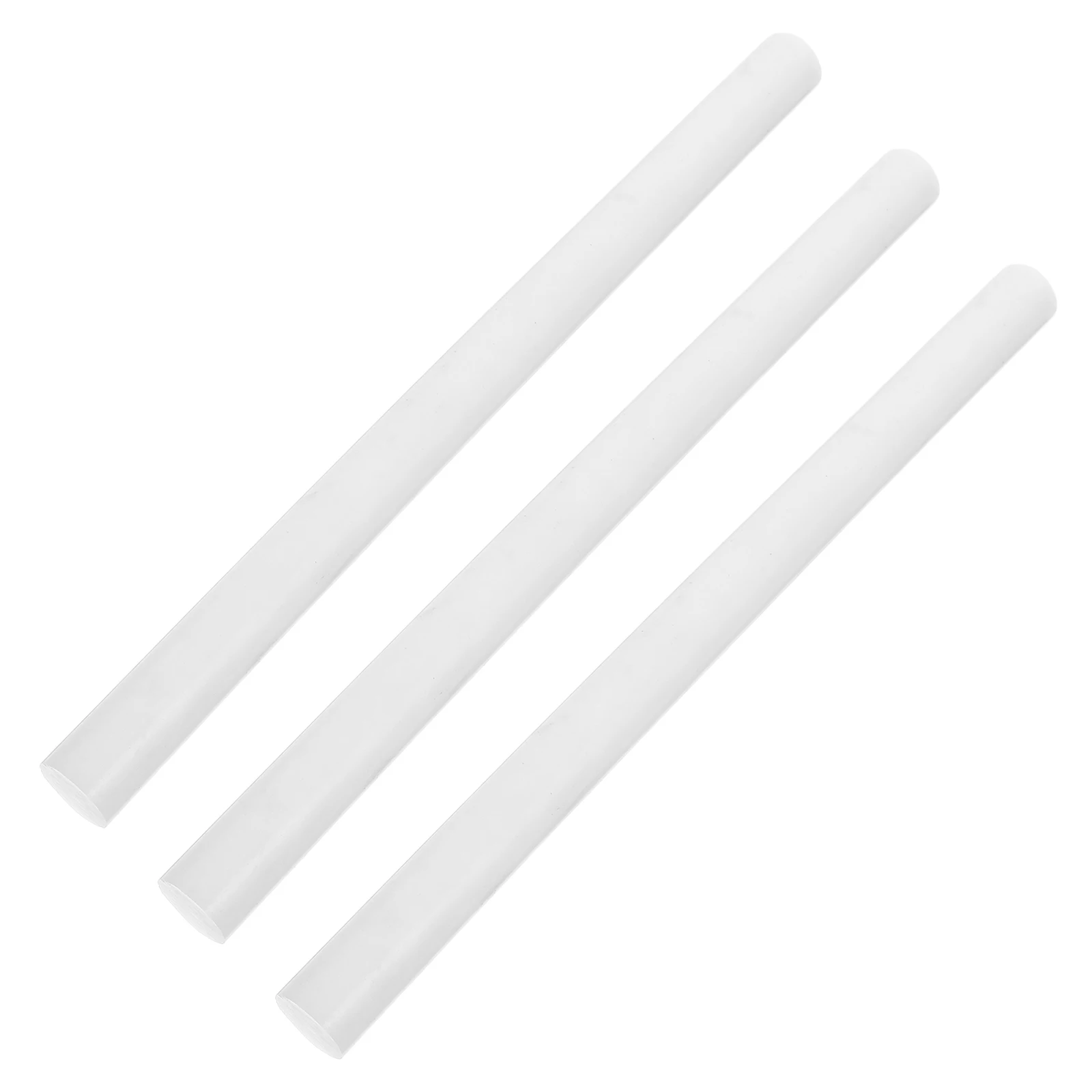 

3 Pcs Roll Machine Pom Stick Polyethylene Round Sticks See Drilling Cylindrical Rods
