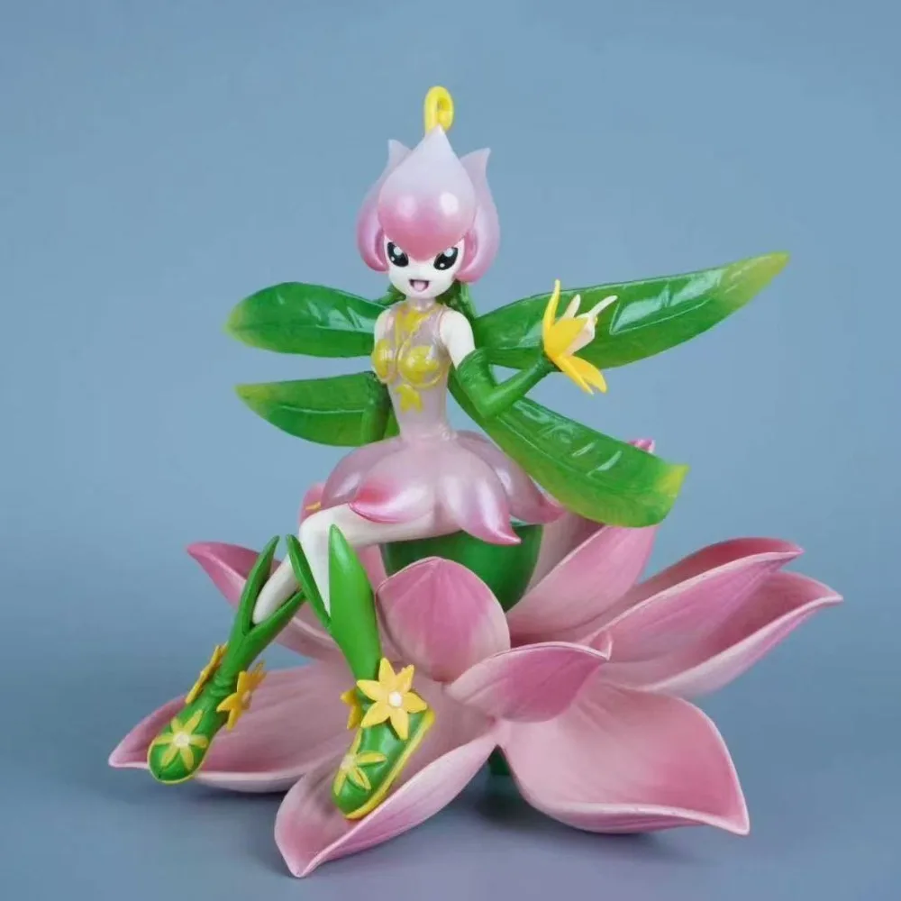 14cm Anime Digimon Adventure Figure Sitting Posture Lilimon Action Figures Pvc Statue Desktop Collection Model Toys Gifts