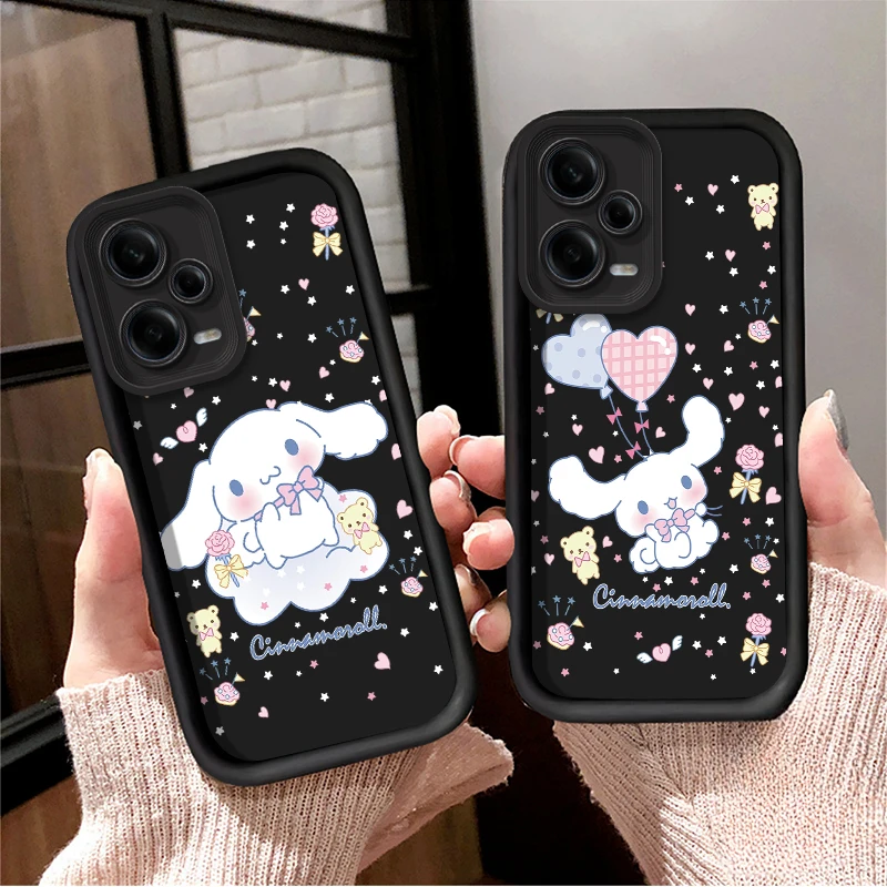 سانريو سينامورول جراب هاتف لشاومي ريدمي نوت 13 14 14S 12 11 برو بلس 5G 12S 11S 10s 10 9 ريدمي 14C 13C 12C 12 4G A3 A3X