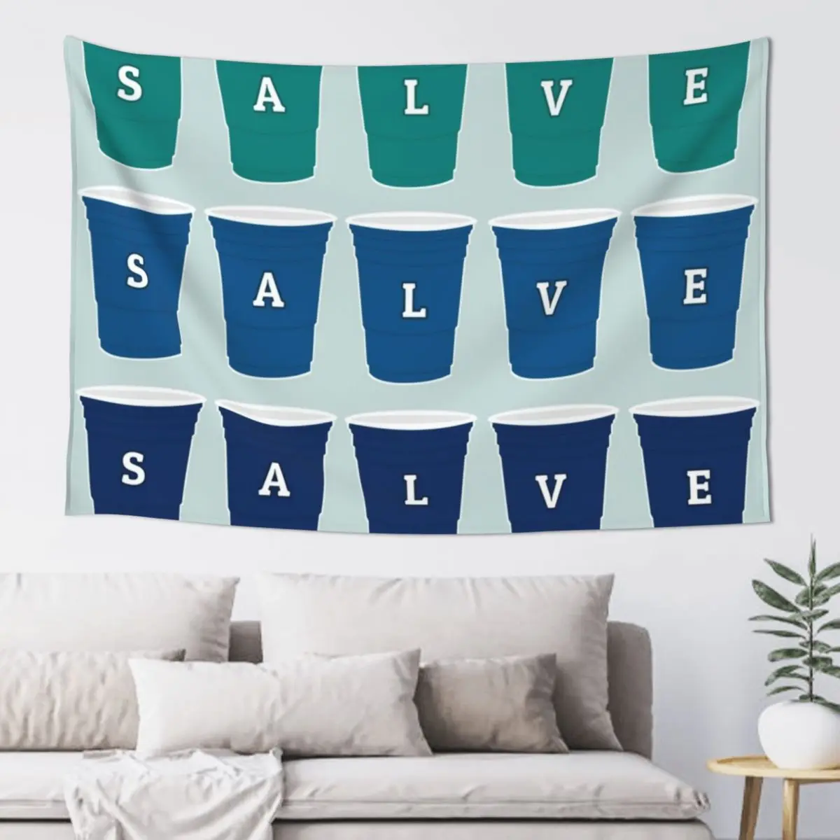 

Salve Regina Solo Cup Tapestry Decoration Room Decoration Home Wall Hangings Decoration Tapestry