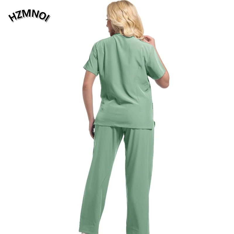 Summer multifunctional nursing clothes sweat absorbing breathable short sleeved split Operating room hand washing clothes