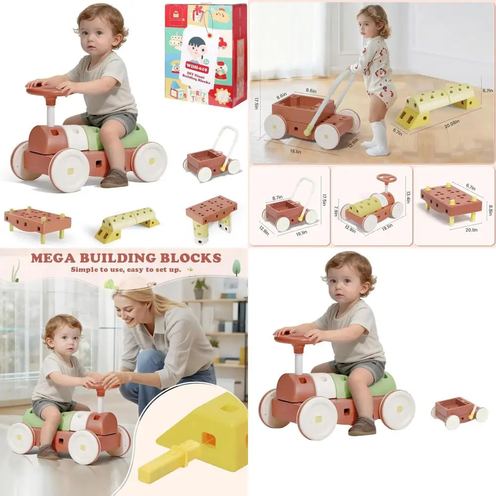 STEM-Bausteine-Set für Kinder: Montessori-inspiriertes Stapelspielzeug für Kinder im Alter von 3 bis 8 Jahren zur Steigerung der Kreativität