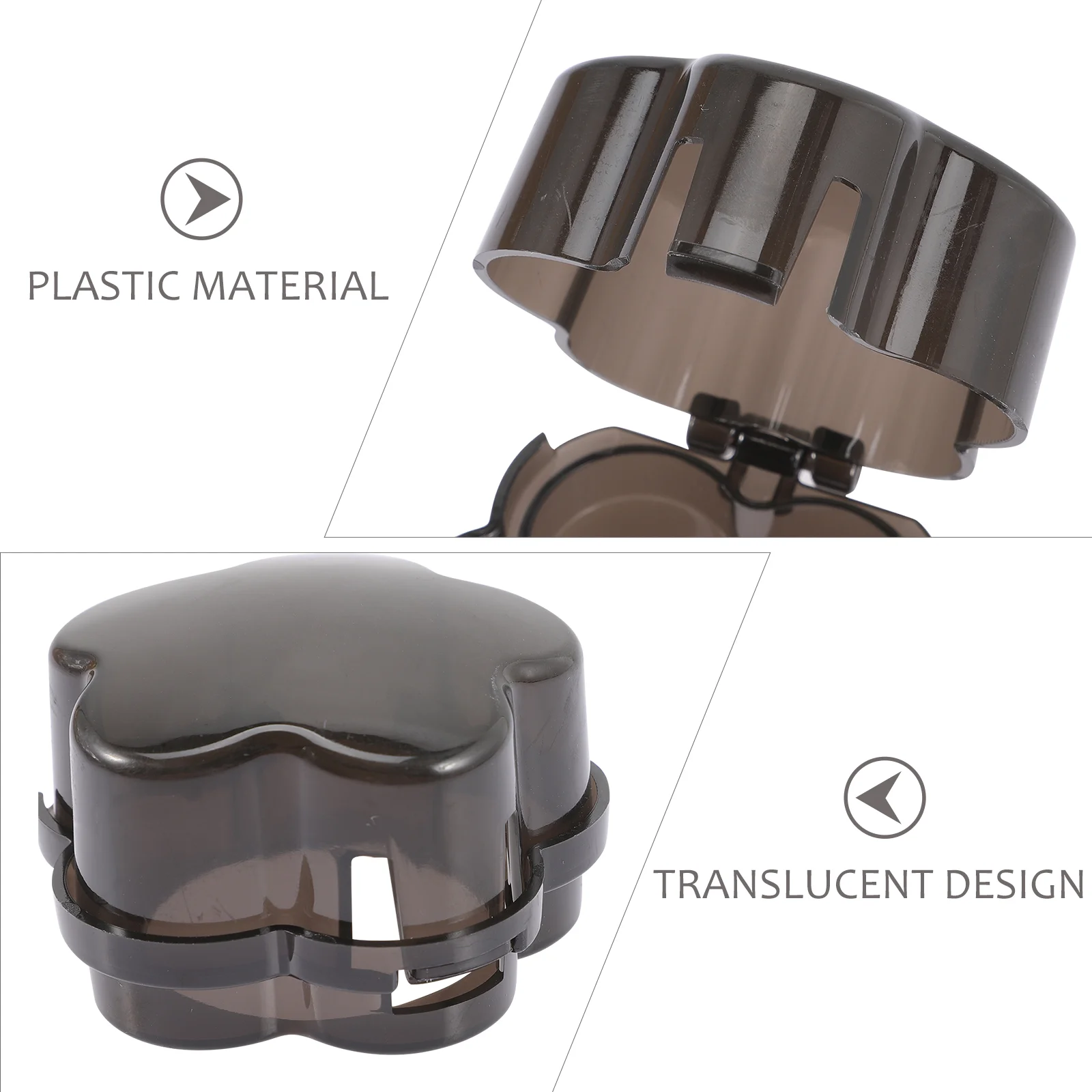 4 ชิ้นฝาครอบป้องกันแก๊สเตาลูกบิดครอบคลุมสําหรับเด็กความปลอดภัยหลักฐานเตาอบ Burner