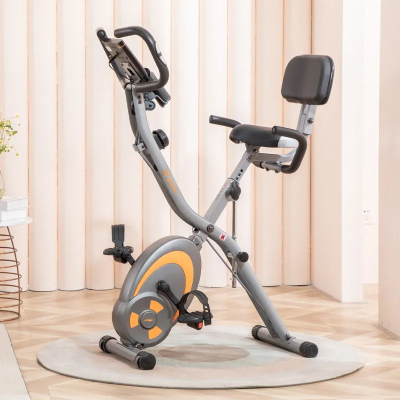 Bicicleta Estática Plegable, Bicicleta de Spinning para el Hogar, Bicicleta de Control Magnético