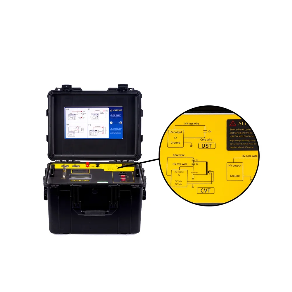 B UHV-342 10kV Transformer Capacitance And Tan Delta Meter Dissipation Factor Tester