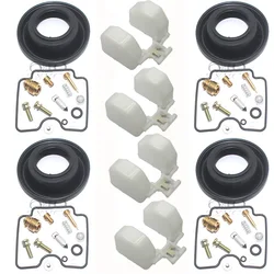 4set for FZS 600 Fazer 1998-2003 FZS600 Motorcycle carburetor repair kit floating needle seat parts Diaphragm