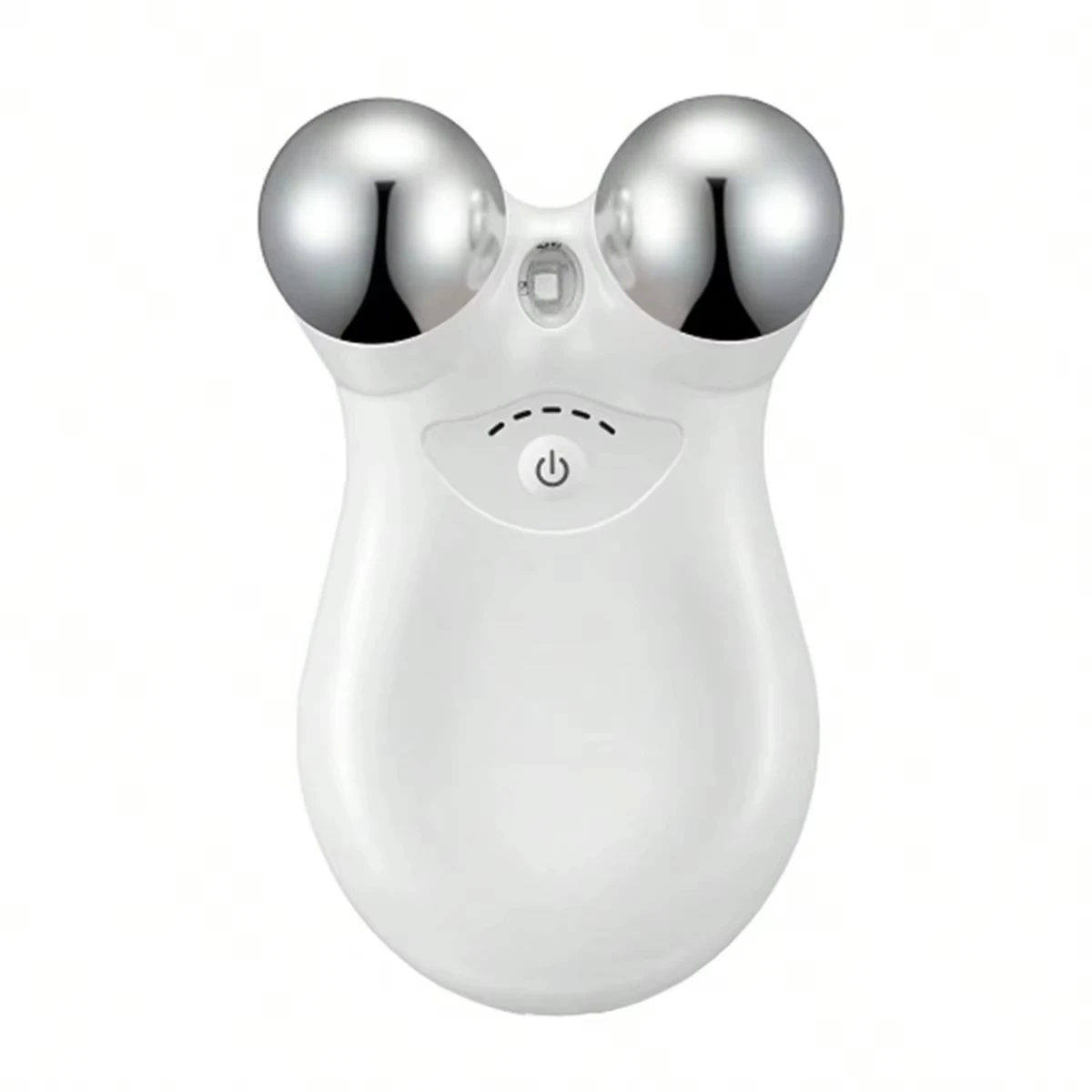 Masseur facial à micro-courant EMS en acier inoxydable à double tête, thérapie RF, appareil de beauté pour le lifting et le raffermissement de la peau