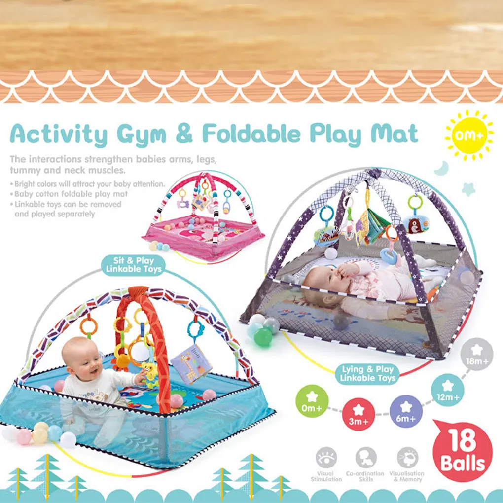 Cadre de Fitness pour Bébé, Polymère, Clôture Multifonction, Sol, Jeu d'Activité, Couverture, Jouets d'Éveil