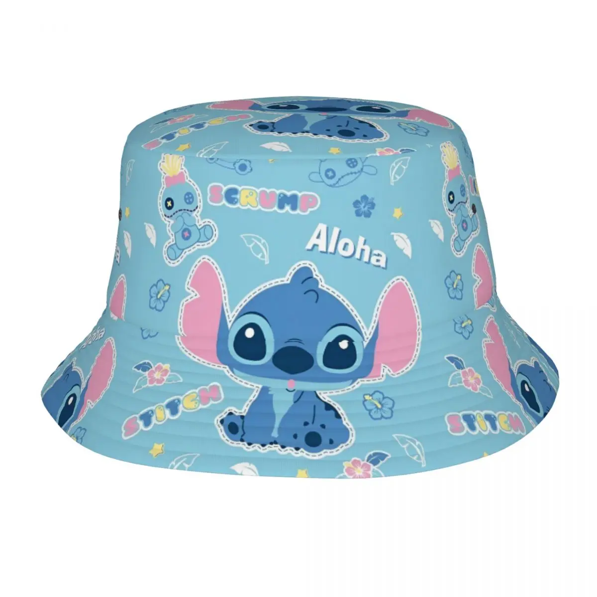 Gorros de viaje de verano, bonito sombrero de cubo con cosas de punto, sombrero de sol Unisex único, encantador sombrero de pesca plegable Kawaii Ispoti para exteriores
