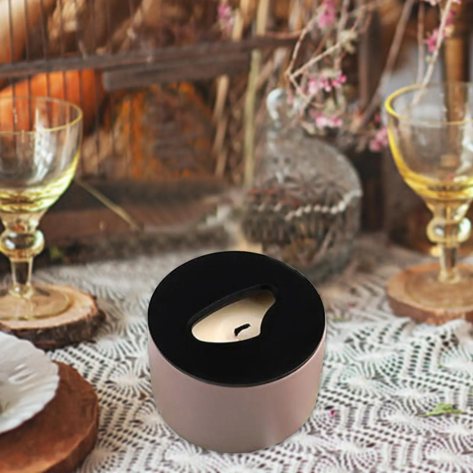 Candle Toppers Jar Candle Cover Even Melting Bedroom Living Room Dustproof Cover Decoration Wind Protection Candle Jar Sleeve