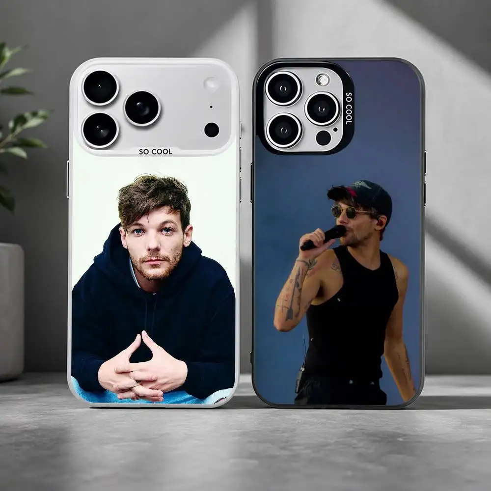 Singer L-Louis T-Tomlinson Phone Case For iPhone 17,16,15,14,13,12,11Plus Pro Max XS,gloss black Cover