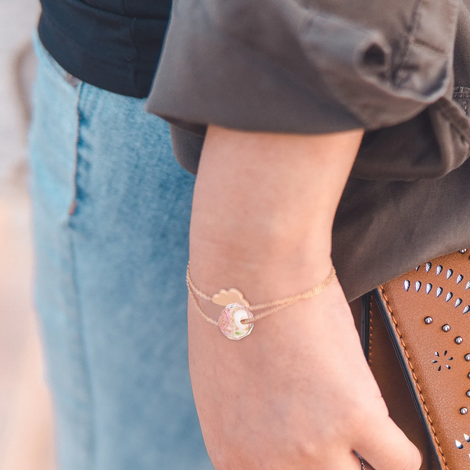 

20Pcs Assorted Delicate Glass Beads Flower Style for Jewelry Making DIY Crafts Handmade Headdress Birthday Gift Bulk Craft Beads