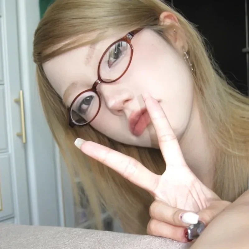 Y2K Small Oval-Square Fashion Glasses — product information 6