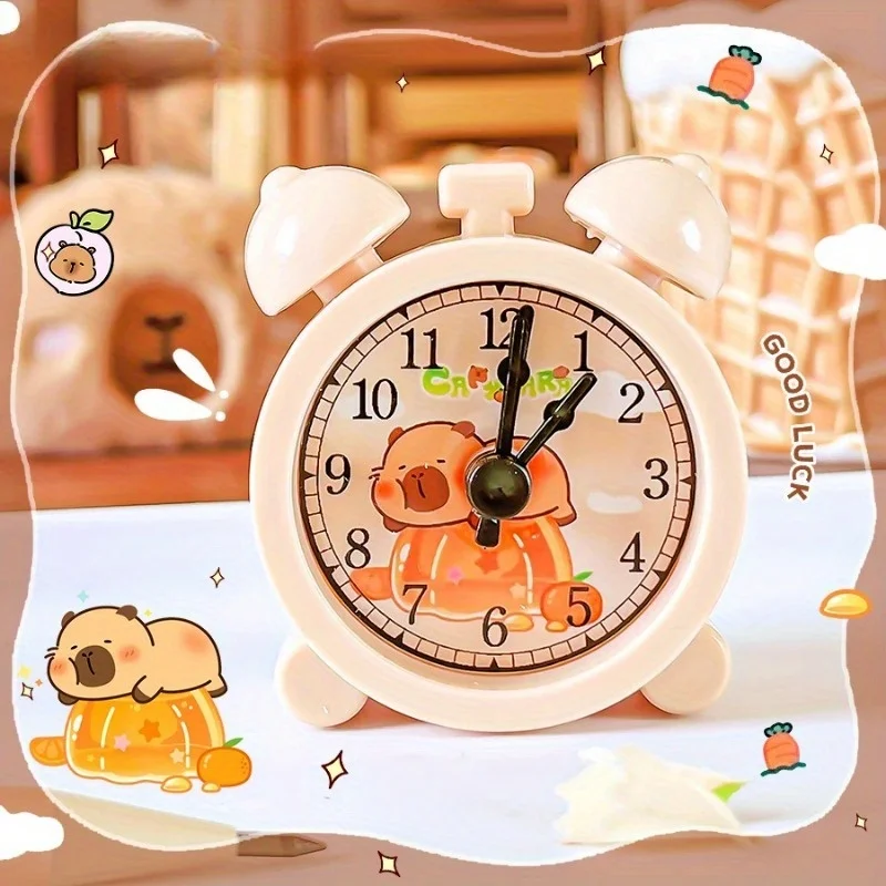 2Pcs Capybara Alarm Clock Shape Double Holes Pencil Sharpener Pencil Multi Purpose Pencil Sharpener For Office School Supplies B