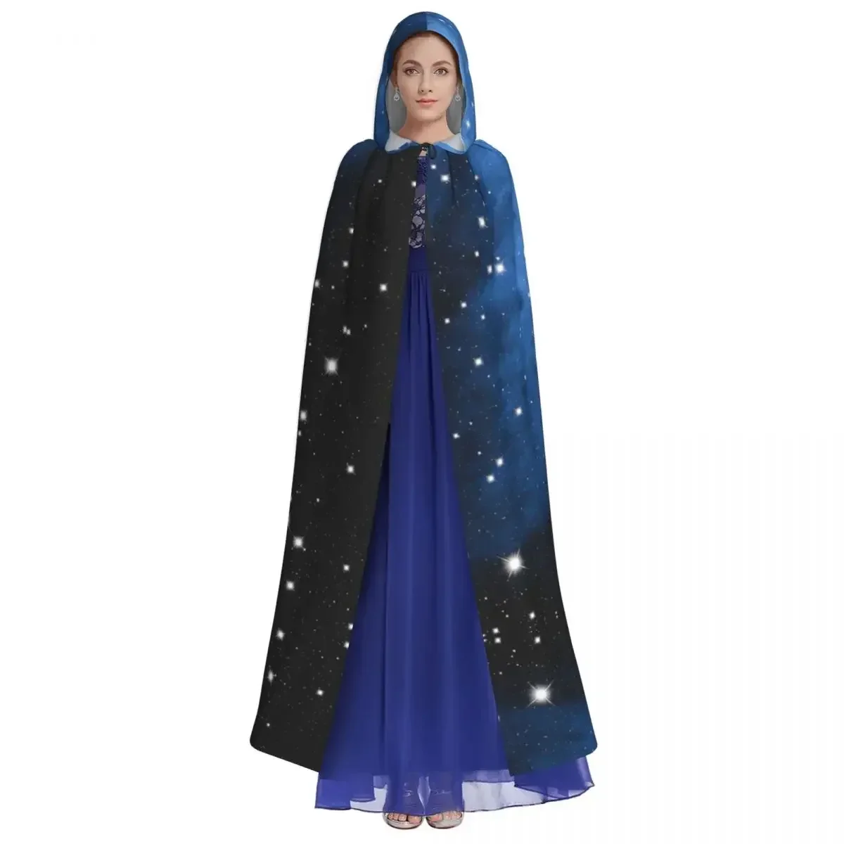 Customization Long Cape Deep Space Field Hooded Coat Autumn Hoodies Adult Men Women Christmas Hoodies Cape Cosplay Cosplay Costu