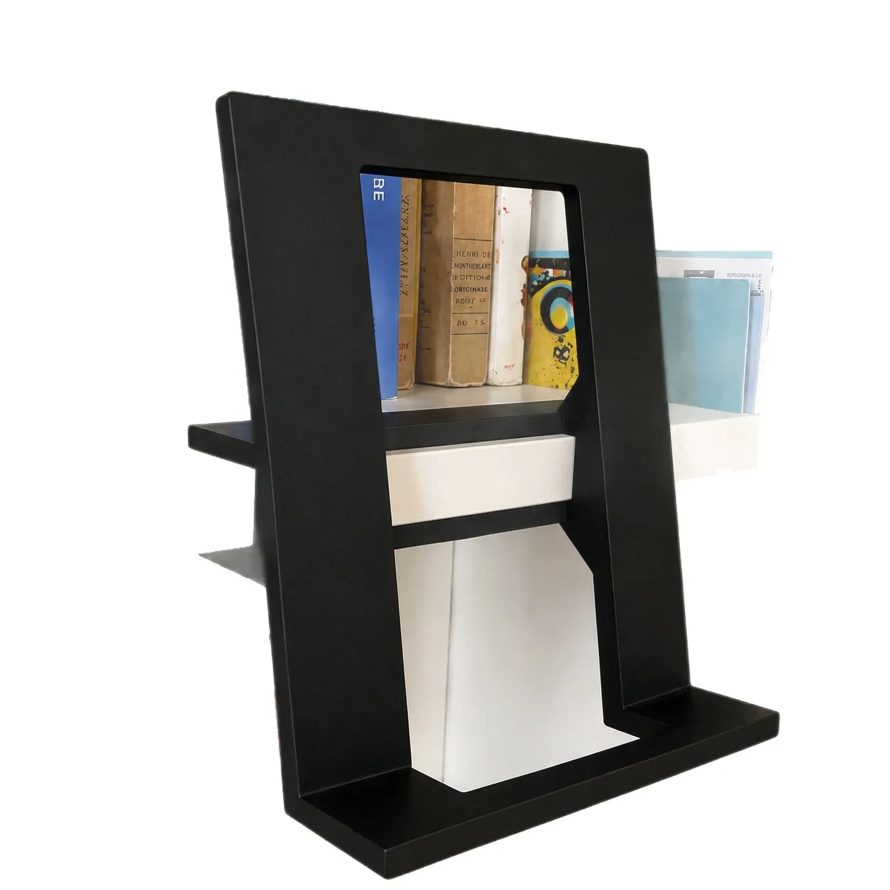 Floating Book Display Shelf 3D Printed Floating Book Stand