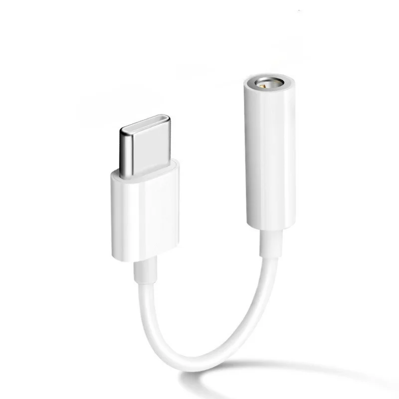 Type C 3.5 Jack Earphone USB C To 3.5mm AUX Headphones Adapter Audio Cable for Huawei V30 Mate 20 P30 Pro Xiaomi Mi 10 9